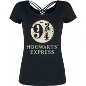 Harry Potter T-shirt - Platform 9 3/4 - S L - för Dam - svart