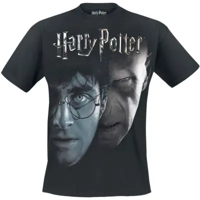 Harry Potter T-shirt - Shadow Faces - S 4XL - för Herr - svart