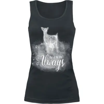 Harry Potter Topp - Always - XS S - för Dam - svart