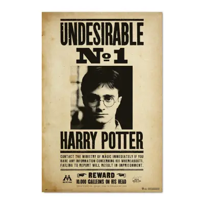 Harry Potter Undesirable Number 1 poster 91x61cm