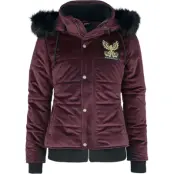Harry Potter Vinterjacka - Phoenix - S M - för Dam - bordeaux