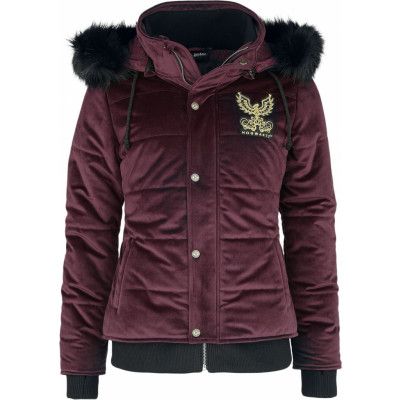 Harry Potter Vinterjacka - Phoenix - S M - för Dam - bordeaux