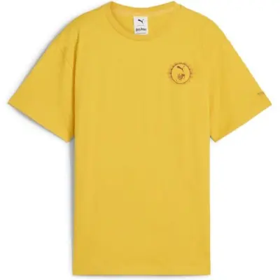 Puma T-shirt - PUMA X HARRY POTTER Relaxed Graphic Tee - 140 152 - för barn - gul