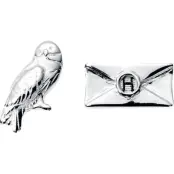 Harry Potter Örhängesset - Hedwig & Brief - för  silverfärgad