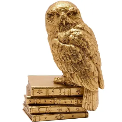 Harry Potter - Gothic Staty - Hedwig - för None - guldfärgad