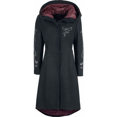 Harry Potter - Gothic Vinterrock - Hedwig - S XL - för Dam - svart