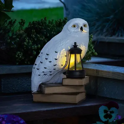 Harry Potter - Hedwig - 'Lunaglo' Outdoor Solar Light 13''