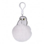 Harry Potter Hedwig Pompom keychain