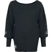 Harry Potter Långärmad tröja - Hedwig - S XXL - för Dam - svart