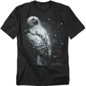 Harry Potter T-shirt - Hedwig Snow - M 5XL - för Herr - svart