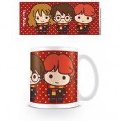 Harry Potter Mugg Kawaii Harry, Ron & Hermione