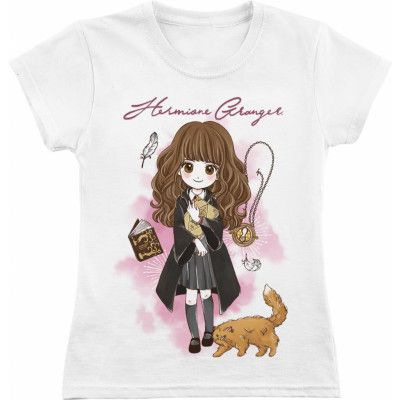 Harry Potter T-shirt - Barn - Hermione Granger - 104 116 - för barn - vit
