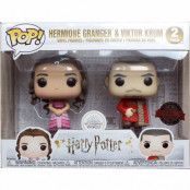 POP pack 2 s Harry Potter Hermione and Krum Yule Exclusive