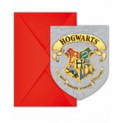 6 st Harry Potter Inbjudningar och Kuvert