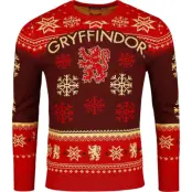 Harry Potter Christmas jumper - Gryffindor - S XXL - för Herr - flerfärgad