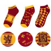 Harry Potter - Gryffindor Ankle Socks 3-Pack