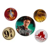 Harry Potter Gryffindor Knappar - 5-pack