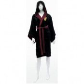 Harry Potter Gryffindor Ladies Black Fleece Robe with Hood