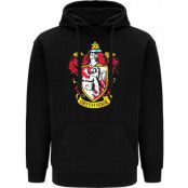 Harry Potter - Gryffindor Logo Black Hoodie