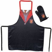 Harry Potter - Gryffindor School Uniform cooking apron with oven mitt