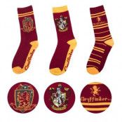 Harry Potter Gryffindor Strumpor 3 Pack