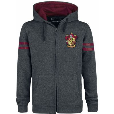Harry Potter Luvjacka - Gryffindor Sport - S XXL - för Herr - grå/bordeaux