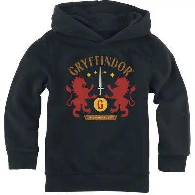 Harry Potter Luvtröja - Gryffindor - 98 128 - för barn - svart
