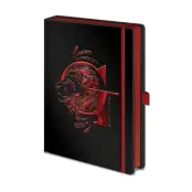 Harry Potter Premium Notebook A5 Gryffindor Foil