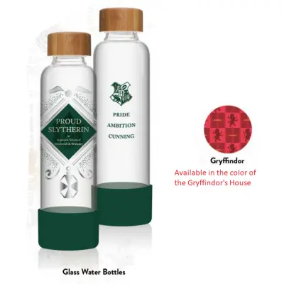 Harry Potter - Proud Gryffindor - Water Bottle Glass 500Ml