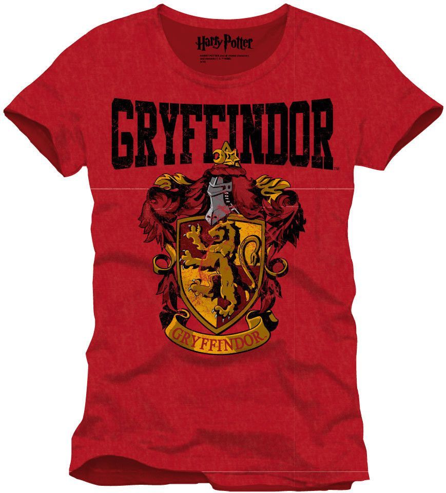 Harry Potter T Shirt Gryffindor Harry Potter Butiken