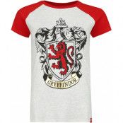 Harry Potter T-shirt - Gryffindor Gold - M L - för Dam - röd/grå