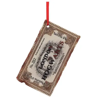 Harry Potter Baubles - Nemesis Now - Hogwarts-biljett - för None - flerfärgad
