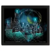 Harry Potter - Geometric Hogwarts - Wall Art