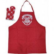 Harry Potter - Hogwarts cooking apron with oven mitt