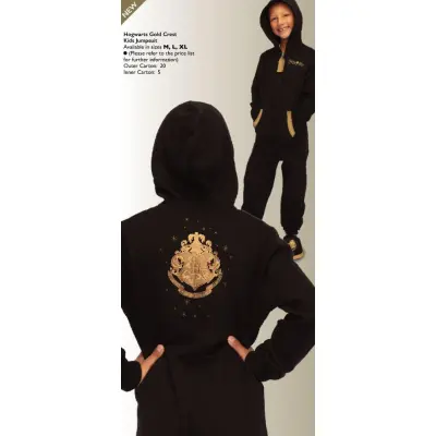 Harry Potter - Hogwarts Gold - Jumpsuit Kids (7-9Yo)