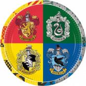 Harry Potter - Hogwarts Houses Paper Plates 8-Pack