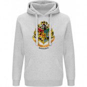Harry Potter - Hogwarts Logo Gray Hoodie