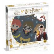 Pussel Harry Potter Round Christmas Jumper 3 Christmas at Hogwarts 500Bitar