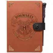 Harry Potter Kontorsartiklar - Hogwarts - anteckningsbok och penna - för brun