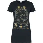 Harry Potter Kort klänning - Hogwarts School - S - för Dam - svart