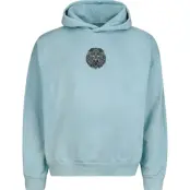 Harry Potter Luvtröja - Hogwarts - Oversize - M XL - för ljusblå