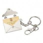 Harry Potter Metal Keychain Hogwarts Acceptance Letter