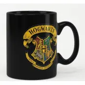 Harry Potter Mugg - Hogwart's Crest - för svart