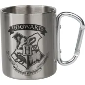 Harry Potter Mugg - Hogwarts - Mugg med karbinhake - för silverfärgad
