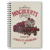Harry Potter Notebook with 3D-Effect All Aboard the Hogwarts Express