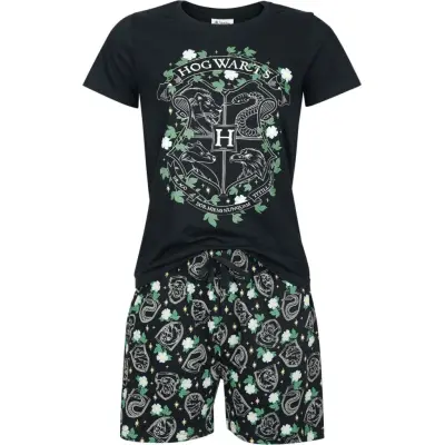 Harry Potter Pyjamas - Hogwarts - S XXL - för Dam - svart