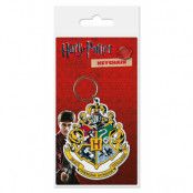 Harry Potter Rubber Keychain Hogwart's Crest 6 cm