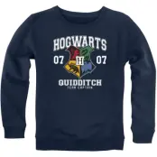Harry Potter Sweatshirt - Barn - Hogwarts - 104 116 - för barn - blå