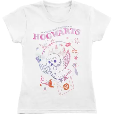 Harry Potter T-shirt - Barn - Hogwarts Letter - 104 152 - för barn - vit