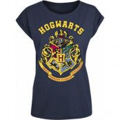 Harry Potter T-shirt - Hogwart's Crest - L XL - för Dam - blå